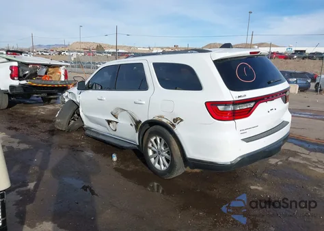 2015 Dodge Durango Sxt из США, поврежденный, VIN 1C4RDJAG4FC923263